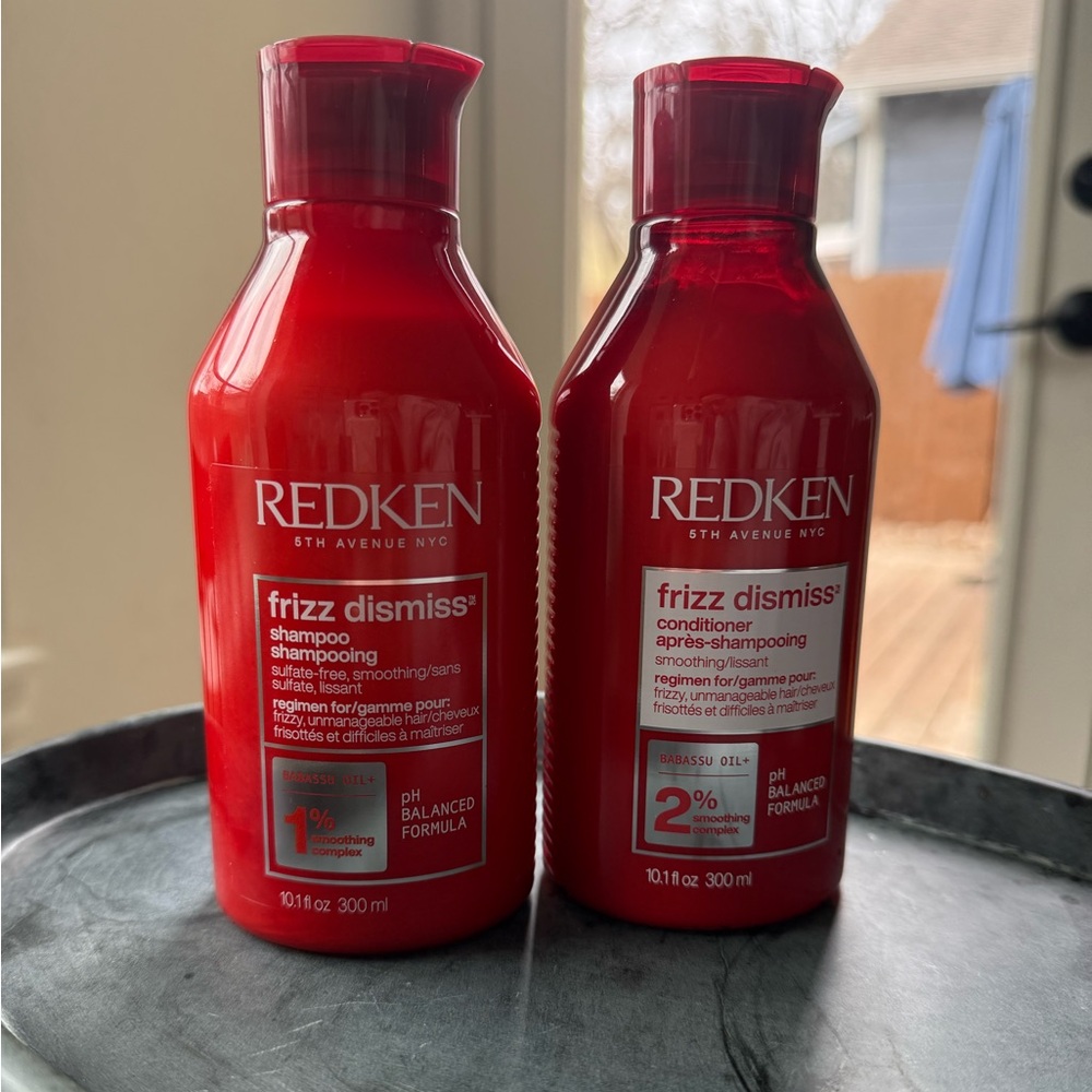 Redken Frizz Dismiss Shampoo & Conditioner Duo 10.1 oz Each Anti-Frizz Hair Care